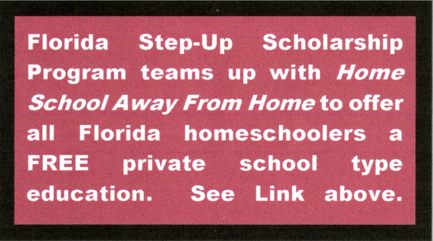 FL homeschoolers eligible for scholarship